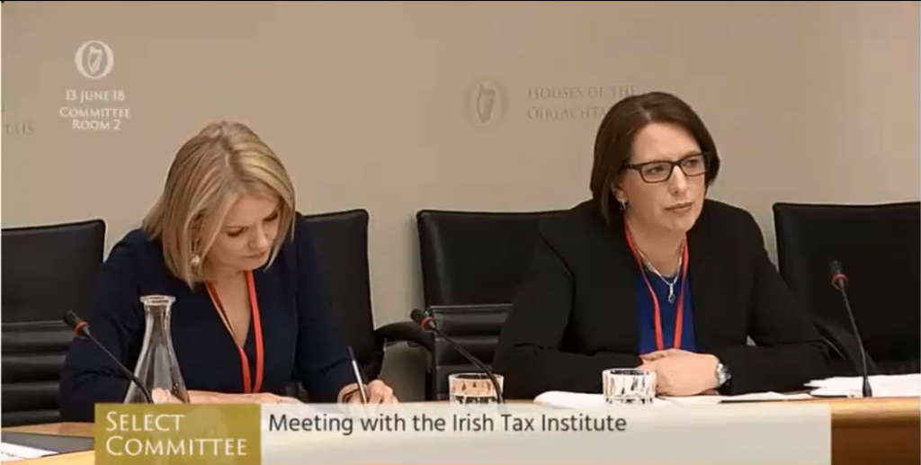 Institute’s Communications Director, Olivia Buckley and Director of Tax Policy & Representations, Anne Gunnell appeared before the Oireachtas Budgetary Oversight Committee