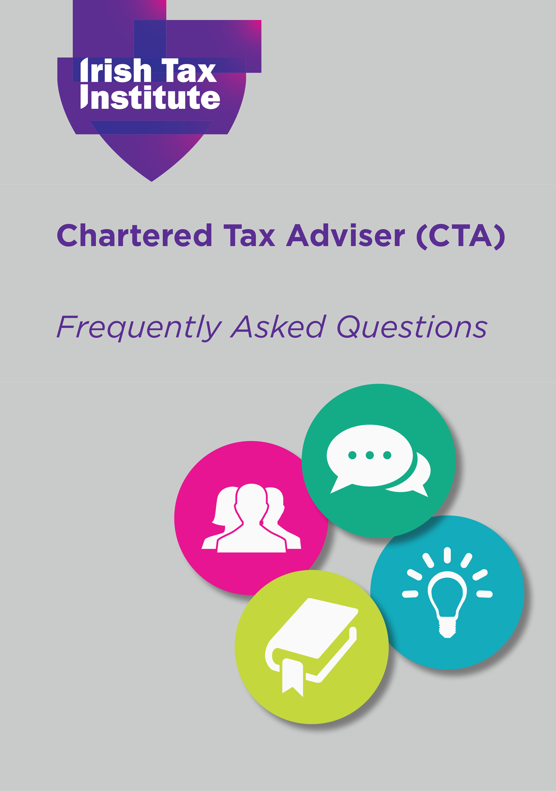 Factsheet on Chartered Tax Adviser (CTA) Qualification