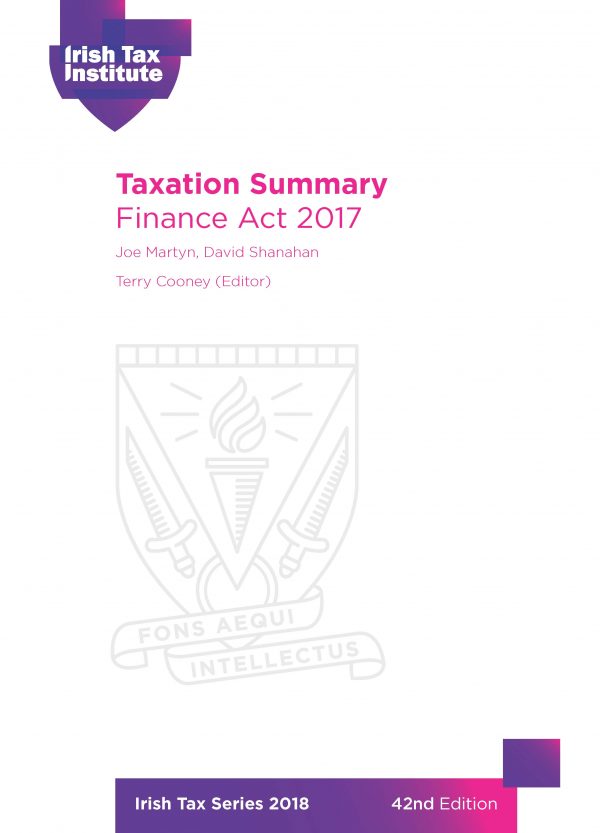 Taxation Summary, Finance Act 2017